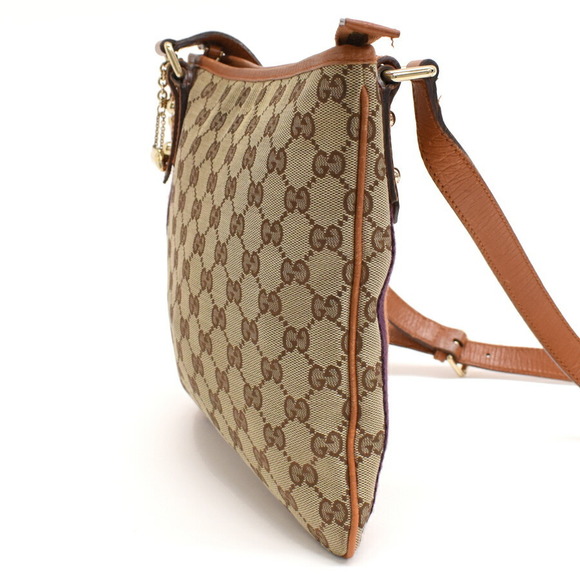Gucci Shoulder Bag Sherry Line GG Canvas Beige - Picture 2 of 9